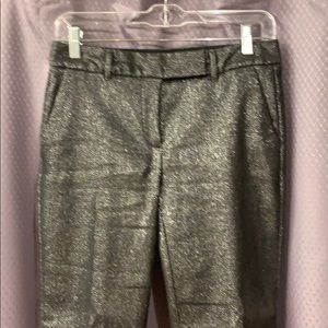 WHBM shimmer ankle pants size 2
